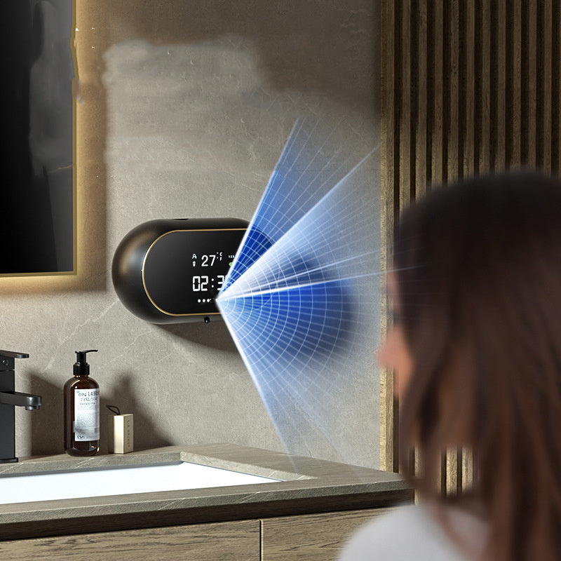 Automatic Wall-Mounted Foam Soap & Hand Sanitizer Dispenser | USB Rechargeable & Touchless