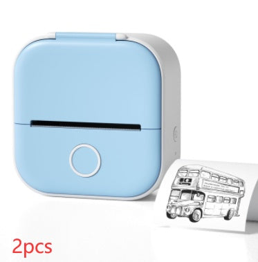 Portable Mini Thermal Label & Photo Printer | Bluetooth-Compatible Price Tag & Study Tool