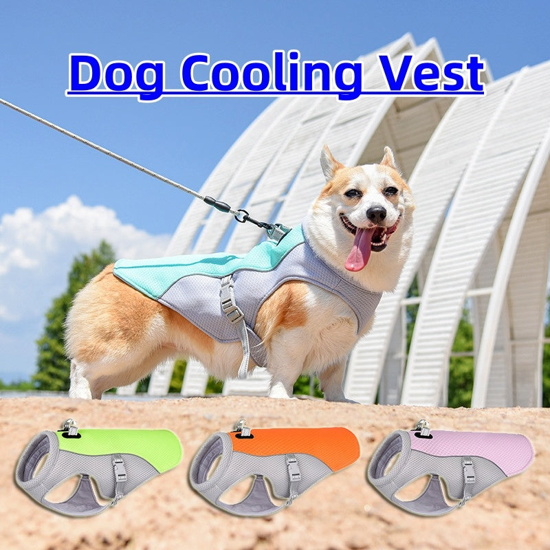 Breathable Summer Dog Cooling Vest – Heat-Resistant, Sun-Proof Jacket for Dogs