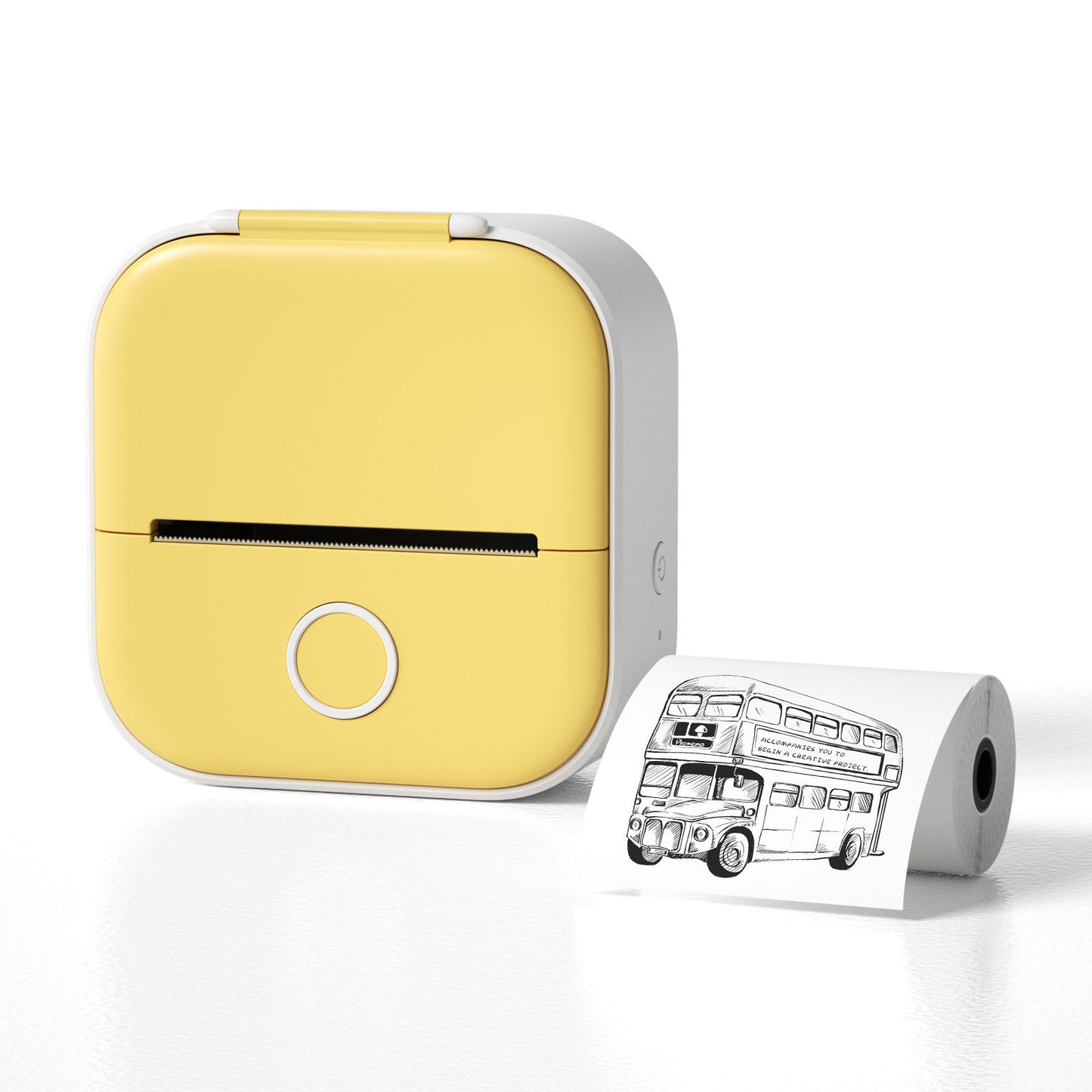 Portable Mini Thermal Label & Photo Printer | Bluetooth-Compatible Price Tag & Study Tool